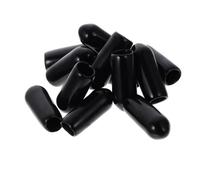 jojofuny 100 Unidades Tapones de Goma para Diademas Accesorios Cabello Topes de Silicona para Extremos de Diademas de Alambre 15 MM Ideales para Bricolaje y Manualidades