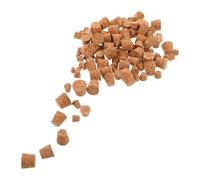 jojofuny 100 Unidades Tapones Uso Versátil y Hermético de Corcho Cónicos de Madera para Botellas de Licor y Especias Adecuado para Proyectos de Manualidades y Almacenamiento en Cocina
