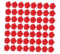 jojofuny 100piezas Rosas De Cinta Adornos Bordados Creativos DIY Decoraciones Rosas para Ropa Accesorios para Manualidades