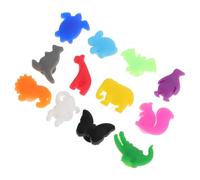 jojofuny 12 Dijes de Silicona para Vino Diseño de Animales, Etiquetas para Copas Reutilizables para Decorar y Marcar Copas en Fiestas