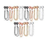 jojofuny 12 Pinzas Magnéticas Para Dobladillo De Camisa Cárdigan Broches Pinzas Magnéticas De Metal Para Suéter