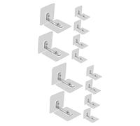 jojofuny 12piezas Anclajes Adhesivos Para Muebles Estrategias Antivuelco Para Seguridad Infantil Instalación Sin Taladro Para Estanterías Mesas Armarios