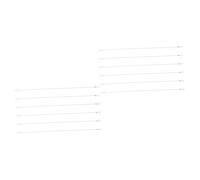 jojofuny 12piezas Lanyards De Acero Inoxidable Coloridos Cuerdas De Seguridad para Cámaras y Dispositivos Electrónicos Plateado