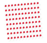 jojofuny 144 piezas Rosas Artificiales con para Decoración de Bodas Manualidades y Fiestas Flores Falsas DIY de Rojo Diseño Estable y para Decoración