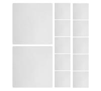 jojofuny 15 Papeles de Filtro Cualitativos Grandes para Laboratorio Absorción Rápida y Material de Papel Blanco para Experimentos Científicos