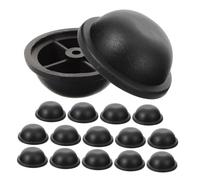 jojofuny 16 Piezas Pies De Bolsa De Plástico Almohadillas para Patas De Equipaje Reemplazo Maleta Soporte para Maleta y Accesorios De Viaje