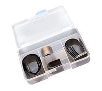 jojofuny 18 Piezas Kit de Herramientas de Cuero Cortador y Sacabocados para Manualidades Punzón para Esquinas Resistente y Duradero para Proyectos Diy