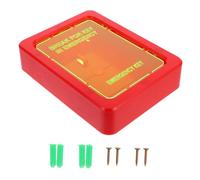 jojofuny 1juego Caja De Emergencia para Llaves De Organizador Multifuncional De Almacenamiento De Claves y Tarjetas Diseño De Montaje Pared Seguro y para Casa y