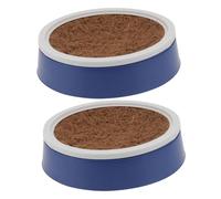 jojofuny 2 Juegos Nidos para con Base y Cuencos de Plástico Accesorios para Cría de Aves Resistente y Transpirable para Jardín y Porche