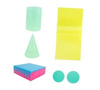 jojofuny 2 Material Didáctico para Cálculo de Volumen y Área de Cilindro y Cono Demostrador de Fórmulas Geométricas para Estudiantes