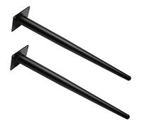 jojofuny 2 Pcs Patas de Caja de Repuesto de Hierro, Patas de Mesa Ajustables Buena Resistencia, para Muebles como Armarios, Mesas y Sillas