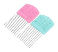 jojofuny 2 Peines para Quilling en Papel Herramienta para Enrollar y Tejer Filigrana Set de 2 Piezas en Rosa y Azul para Manualidades Creativas de Papel Dispositivo Artesanal para