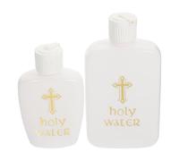jojofuny 2 Piezas Botella Pequeña de Agua para Rituales Religiosos, de Plástico Pp Reutilizable y Fácil de Limpiar, Capacidad 100ml, Adecuado para Ceremonias y Bendiciones