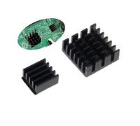 jojofuny 2 Piezas Buyer procesador Electronica radiadores Color electrónica Radiator radiador de Aluminio disipador de Calor Bloque de enfriamiento para Frambuesa dedicado