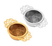 jojofuny 2 Piezas Colador de Té de Acero Inoxidable Reutilizable Diseño Creativo para Hogar y Casa de Té, Filtro de Infusor Adecuado para Hierbas y Especias, Elegante y Duradero