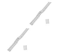 jojofuny 2 Piezas Correa cadena relojes para hombres relojes de acero inoxidable para hombre reloj para hombres pulsera de los señoras banda de acero inoxidable Metal Accesorios