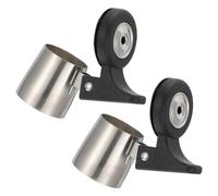 jojofuny 2 piezas de alarma de hervidor de agua silbato silbato tetera tapa mango tetera tapa reemplazo silbato boquilla tetera silbato accesorio lodge boquilla de acero inoxidable flauta