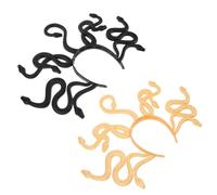 jojofuny 2 Piezas Diadema de Serpiente Diseño Realista y Plástico Resistente para Disfraz de Halloween Adecuado para Fiestas Temáticas y Transformación Rápida