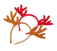jojofuny 2 Piezas Diadema Ligera y Cómoda Cuernos de Reno de Felpa para Eventos Escolares y Fiestas de Halloween Diseño Único y Espíritu Navideño