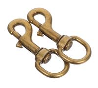 jojofuny 2 Piezas Gancho para Correa de Perro de Aleación de Zinc con Resistente y Anticorrosivo para Collares y Arneses de Mascotas Accesorios para Perros y Gatos Color Bronce Antiguo