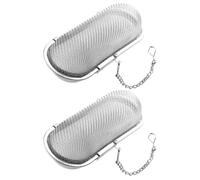 jojofuny 2 Piezas Infusor de Té de Acero Inoxidable para Té Suelto Filtro Resistente a Altas Temperaturas y Diseño Compacto para Cocina y Oficina