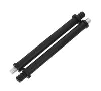 jojofuny 2 Piezas Mango de Repuesto para Escobilla de Water de Plástico Tornillo de Hierro 10 Mm, 141 Mm de Largo, Color Negro, Accesorios para Baño y Limpieza Sanitaria