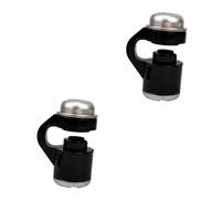 jojofuny 2 Piezas Microscopio de Clip para Teléfono Móvil Luz LED para Joyería Monedas y Antigüedades Portátil y Conveniente Negro
