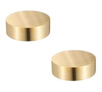 jojofuny 2 Piezas Pisapapeles de Latón Sólido Redondo Diseño Elegante y Duradero Peso Decorativo para Oficina y Hogar Cómodo de Manejar Accesorio Artístico Moderno para Escritorio