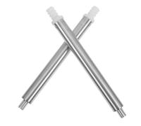 jojofuny 2 piezas Repuesto Mango Escobilla Inodoro Acero Inoxidable Adaptador Rosca Recambio Poste Inferior para Cepillo Baño Accesorio Limpieza Versátil y Fácil Mantenimiento Pack