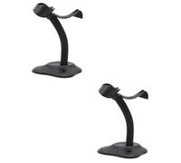 jojofuny 2 Piezas Soporte del Escáner Cableado Enchufe Pararse Hogar Soporte para Filmar Movimiento Condujo Fijado Paraca Sostuvo Escáner De Código De Barras Black Páginas