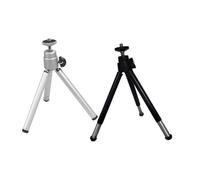 jojofuny 2 Piezas Varilla del Disparador Automático Móvil Trípode Ajustable Portátil Teléfono Inteligente Autofoto Abrazadera Mini Selfie con Trípode Pararse Pequeño Cámara Silver