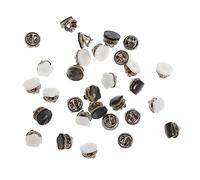 jojofuny 2 Series Botones Decorativos Para Ropa Broches Sin Clavos Cierre Seguro Para Mujer Accesorios Diy Para Prevención De Exposición 30 Piezas*2