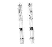 jojofuny 2 Series Pinceles Profesionales De Acuarela Recargables Set De Unidades Pinceles Portátiles De Sintética Suave Para Caligrafía Y Dibujo Escolar Sin Pérdida De Pelo 2 Piezas*2