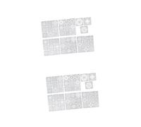 jojofuny 2 Series Plantillas De Mandala Reutilizables De Plantillas Para Manualidades Diseño Diverso Para Decoración De Muebles Y Proyectos De Arte 48 Piezas X 2