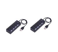 jojofuny 2 Uds 4 Cable Divisor Hub De Alta Velocidad
