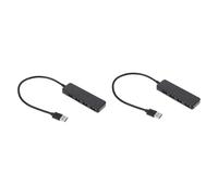 jojofuny 2 Uds Hub USB Hub De Datos Portátil Adaptadores USB Hub Soporte De Base Hub Portátil Adaptadores De Transferencia De Expansión Hub USB 30 Accesorios De Computadora Adaptador De