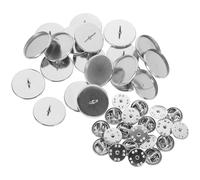 jojofuny 20 juegos Bases de Broche de Acero Inoxidable para DIY Joyas Bandejas Profundas para Pins Personalizados Kit Accesorio para Fabricar Broches y Alfileres para Manualidades y
