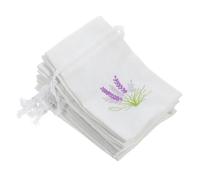 jojofuny 20 piezas Bolsas de Algodón para Sachet Perfumado Unidades Pequeñas con Cordón para Manualidades Bodas y Fiestas para de Lavanda y Aromas Decorativos