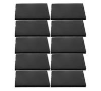 jojofuny 20 Piezas Cinta de Alfombra de Doble Cara Cinta Adhesiva Entrelazada de Nylon Negra para Alfombrillas de Coche, Autoadhesiva, Fijación Oculta, 2 Caras, para Hogar y Coche