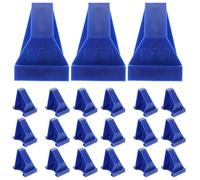 jojofuny 20 Piezas de Cuñas Espaciadoras para Suelo Laminado, Herramienta de Instalación de Pisos de Madera, Material PP Duradero para Parquet y Suelos de Vinilo, Kit para Reparación