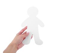 jojofuny 20 piezas Figuras Humanas de Cartón Blanco para Manualidades Infantiles Plantillas para Dibujo y Recortes DIY Formas para Decoración Escolar y Proyectos Creativos