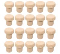 jojofuny 20 Tapones de Polímero para Botellas de Vino, Prácticos Accesorios de Cocina Fáciles de Almacenar y Transportar para Conservar el Vino Color Aleatorio