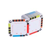 jojofuny 200 Tarjetas de Papel para Tejer, Tablero de Dibujo de Tejido Educativo, Tabletas para Manualidades Diy, Papel Grueso Resistente, Superficie Lisa, Herramienta para Técnicas