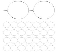 jojofuny 200piezas Anillos de Etiqueta para Boda Identificadores Reutilizables para Copas de Vino Colgantes de Metal para Bebidas Marcadores de Vasos para Fiestas Identificador de Vasos