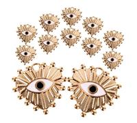 jojofuny 20piezas Colgante De Aleación Dijes De Corazón y Ojo De Dijes De Metal Para Manualidades De Bricolaje Para Fabricación De Joyas