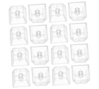 jojofuny 20piezas Teclas Transparentes De Alta Transparencia para Teclados Mecánicos Reemplazo De Tapa De Tecla Transparente para Teclados Gaming