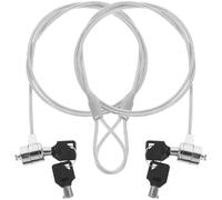 jojofuny 2juegos Bloqueo para Portátil Cable y Llave Kit para Exteriores Accesorio de Seguridad para Computadora Monitor y Tableta