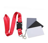 jojofuny 2juegos Tarjeta De Calibración De Color para Fotografía Digital De Exposición y Resistente Al Agua y Portátil Accesorio Profesional para Fotógrafos