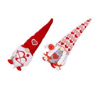 jojofuny 2piezas Adornos de Muñecas de Amor de Escritorio para Escenas de San Valentín Decoración Festiva para Parejas Temática de Festival