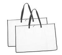 jojofuny 2piezas Bolsa De Portafolio Artístico Capacidad Grande Organizador De De Arte Bolsa De Almacenamiento De y Tablero De Pintura Diseño Transparente y Resistente para Artistas y